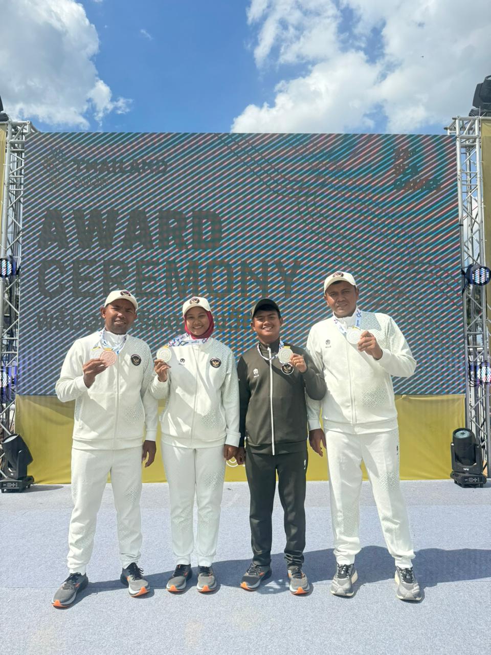 GEMILANG: Altel Woodball Jepara sukses raih 3 perak dan 1 perunggu di ajang SEA Games.