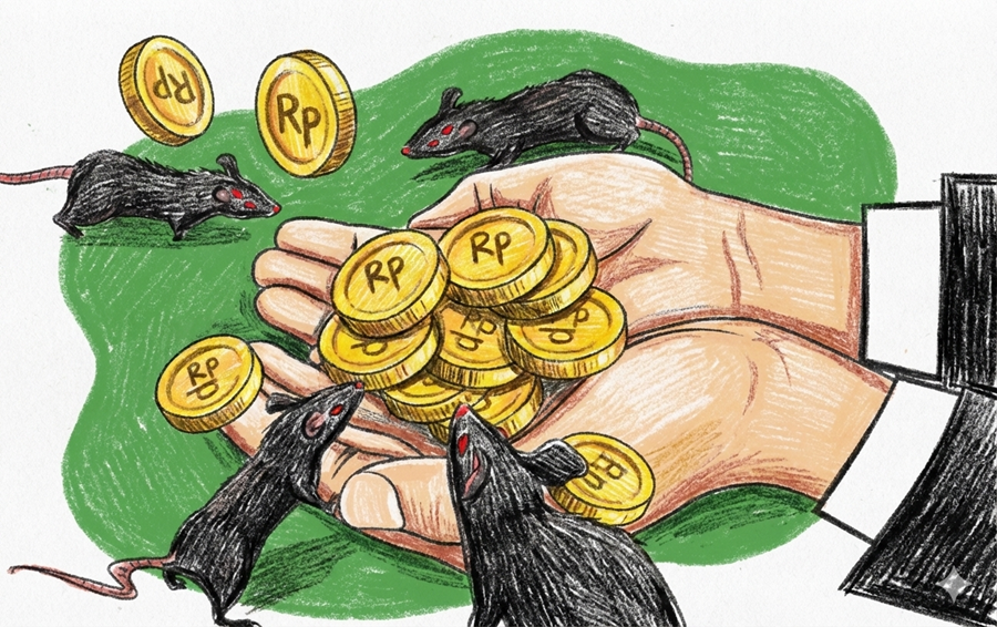 Ilustrasi korupsi