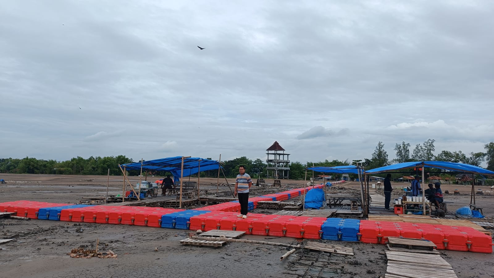 BERSOLEK: Objek wisata Bledug Kuwu di Kecamatan Kradenan terus bersolek.