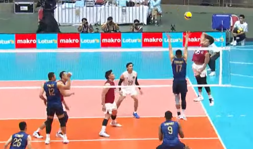 Timnas voli putra Indonesia vs Thailand  SEA Games 2025
