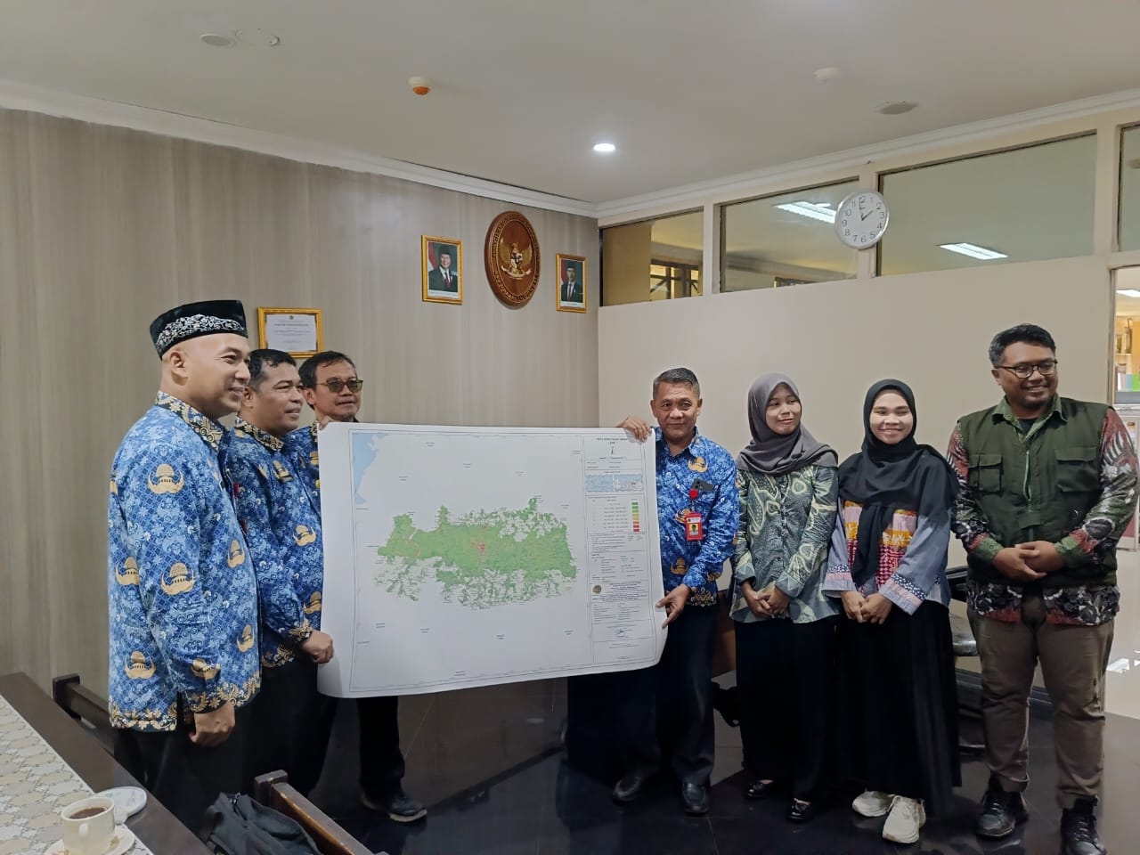 TRANSPARAN: Peta Zona Nilai Tanah resmi diserahkan ke Kantah Grobogan.