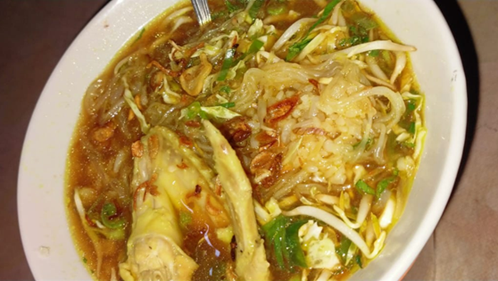 Soto rumahan yang memiliki citra rasa khas