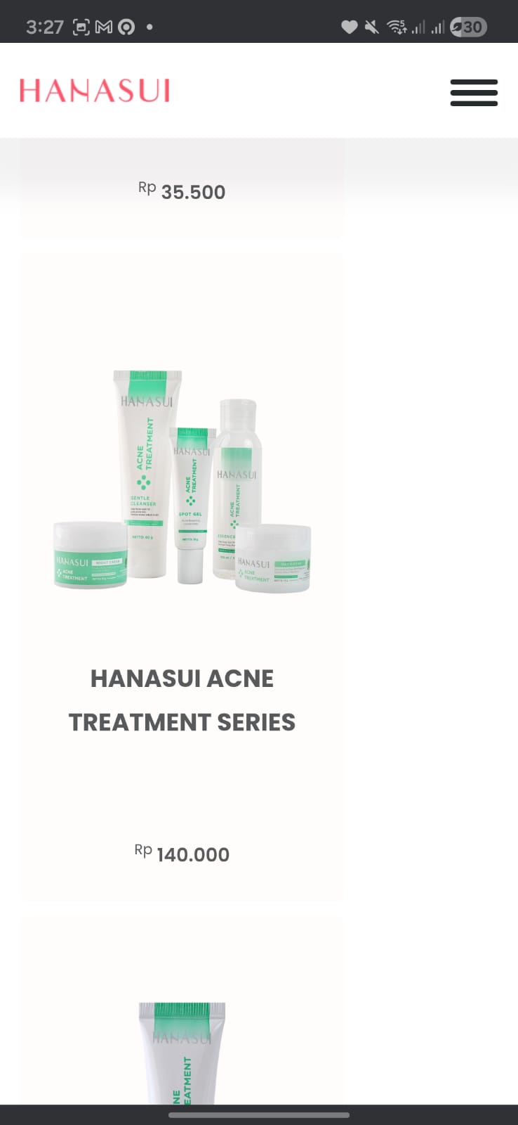 Bebebrapa Produk Hanasui