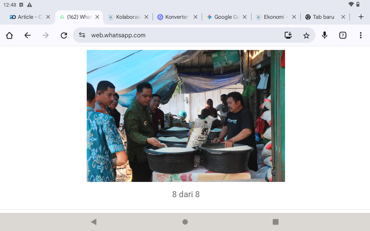 STABIL: Bupati Jepara Witiarso Utomo meninjau sejumlah titik untukn memastikan kondisi Jepara aman jelang Nataru.