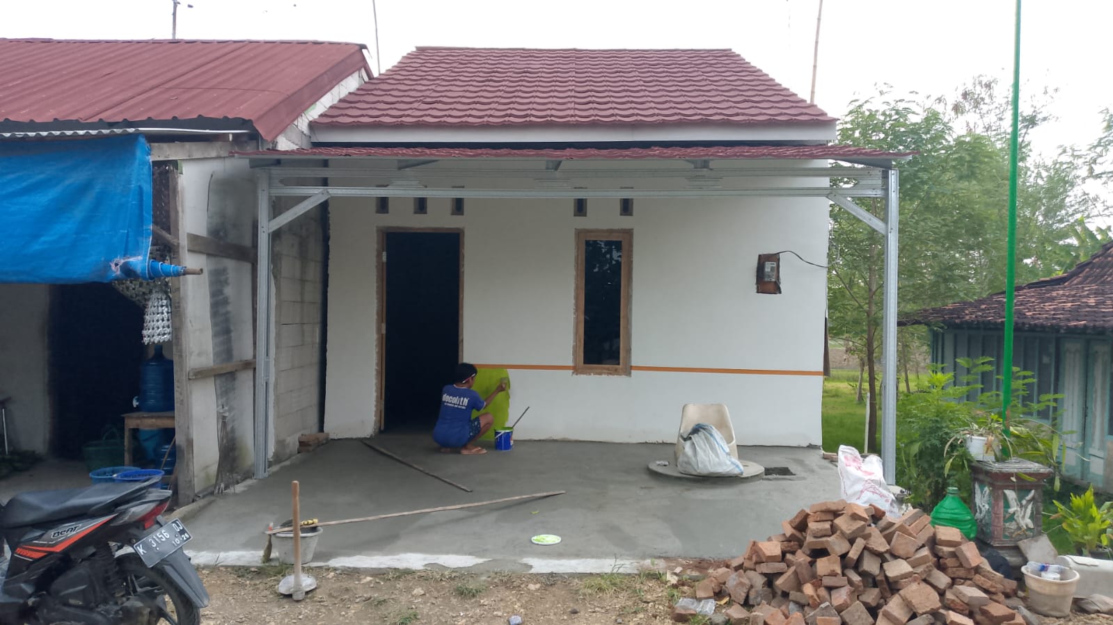 LAYAK HUNI: Salah satu RTLH yang disulap jadi rumah layak huni.
