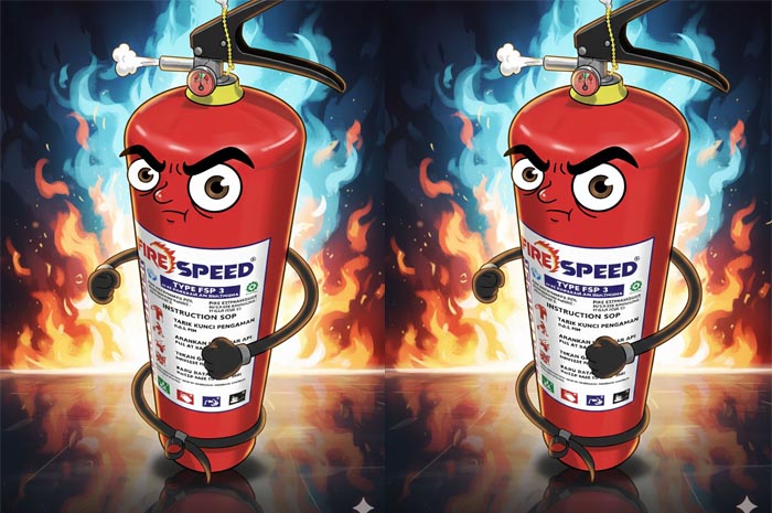 DIJUAL LEBIH MAHAL: Salah satu Apar di SD yang diduga harganya lebih mahal.