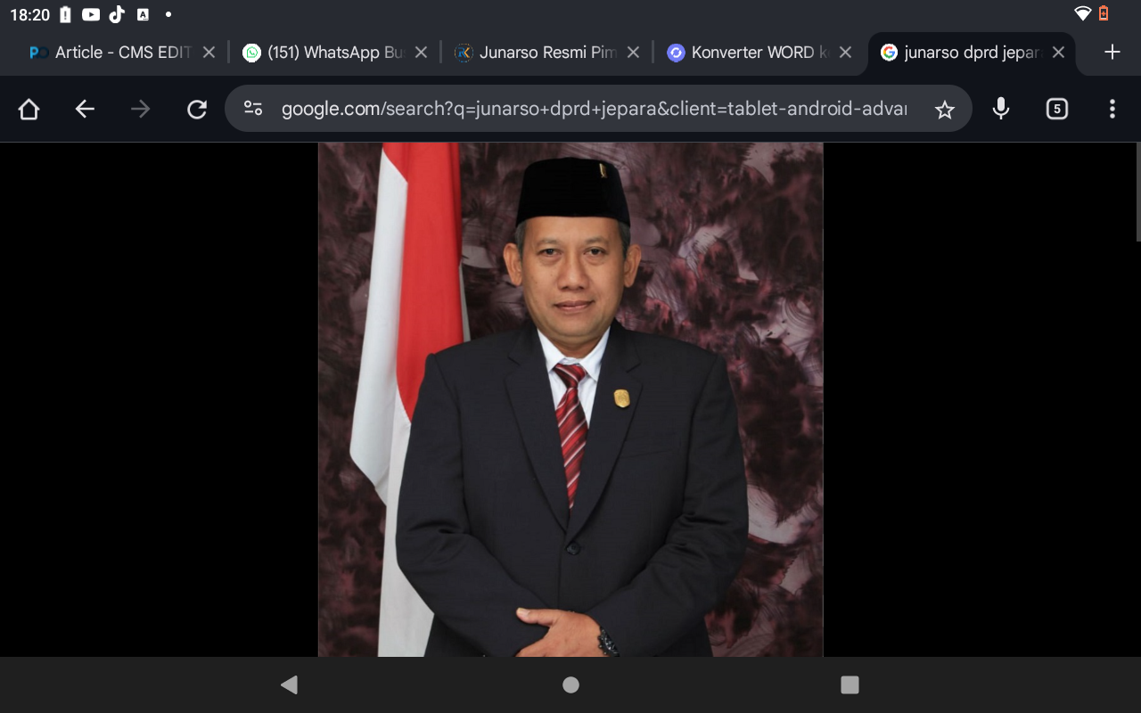 Ketua DPC PDI Perjuangan Jepara, Junarso