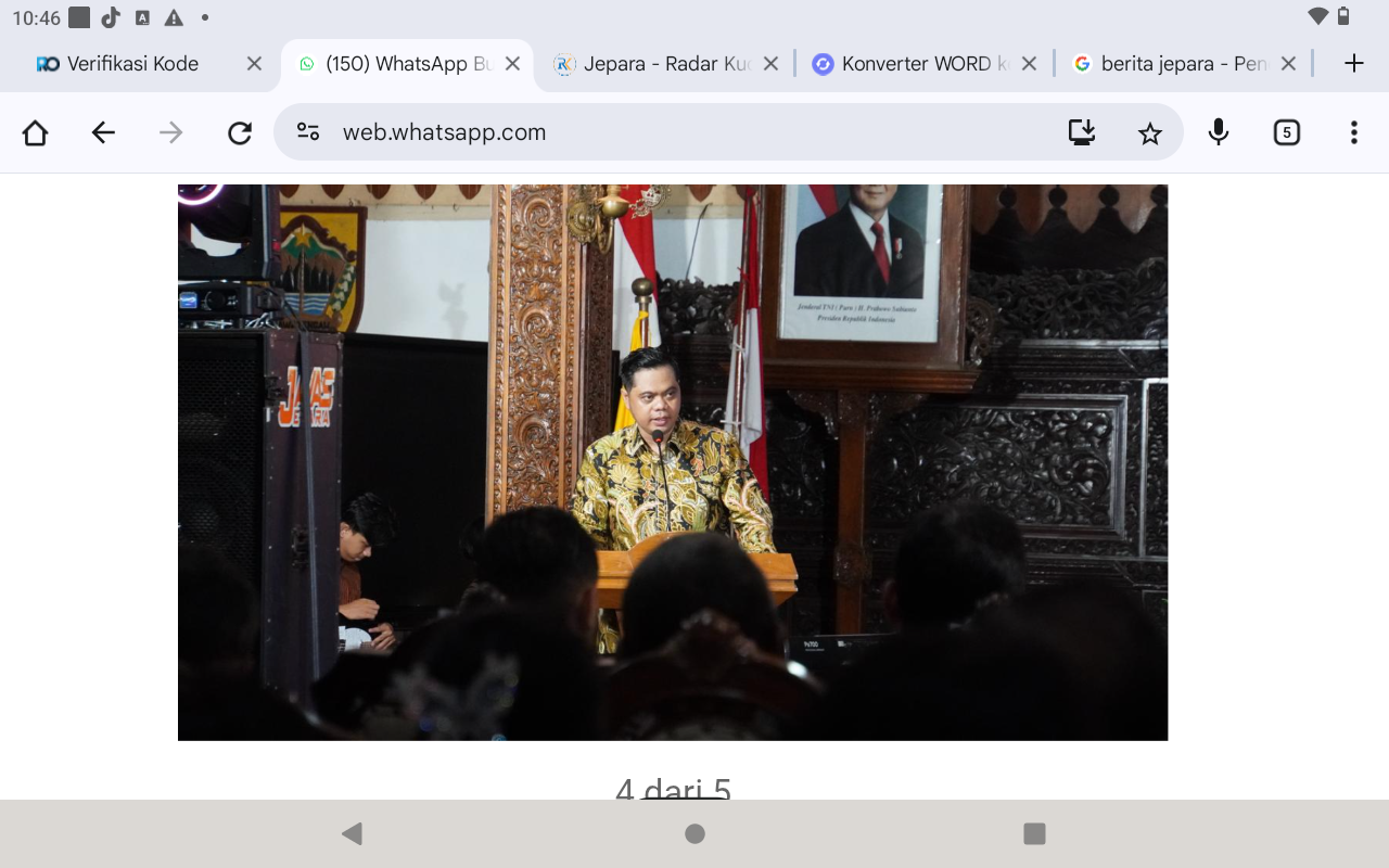 Bupati Jepara Witiarso Utomo