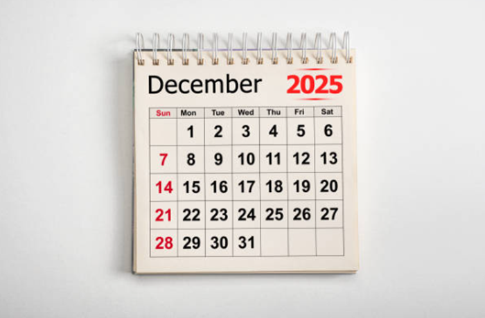 Kalender desember 2025