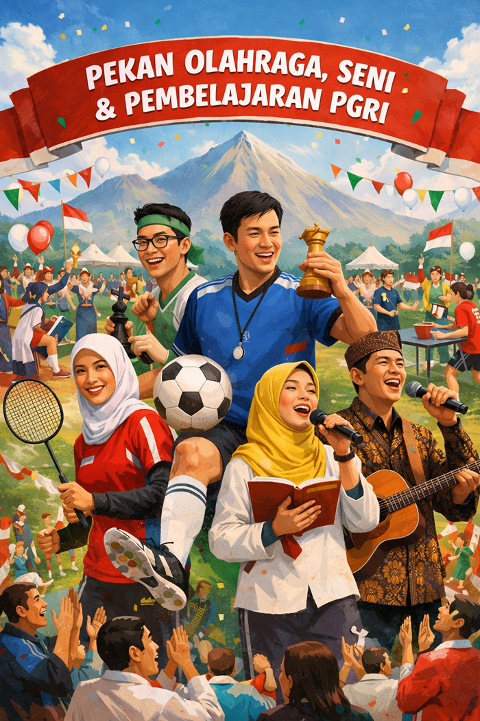 Ilustrasi Porsenijar PGRI