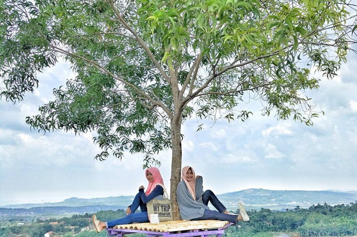 JADI ANDALAN: Bukit Cengklik di Desa Bicak, Kecamatan Todanan menjadi destinasi wisata melihat perbukitan yang masih asri.