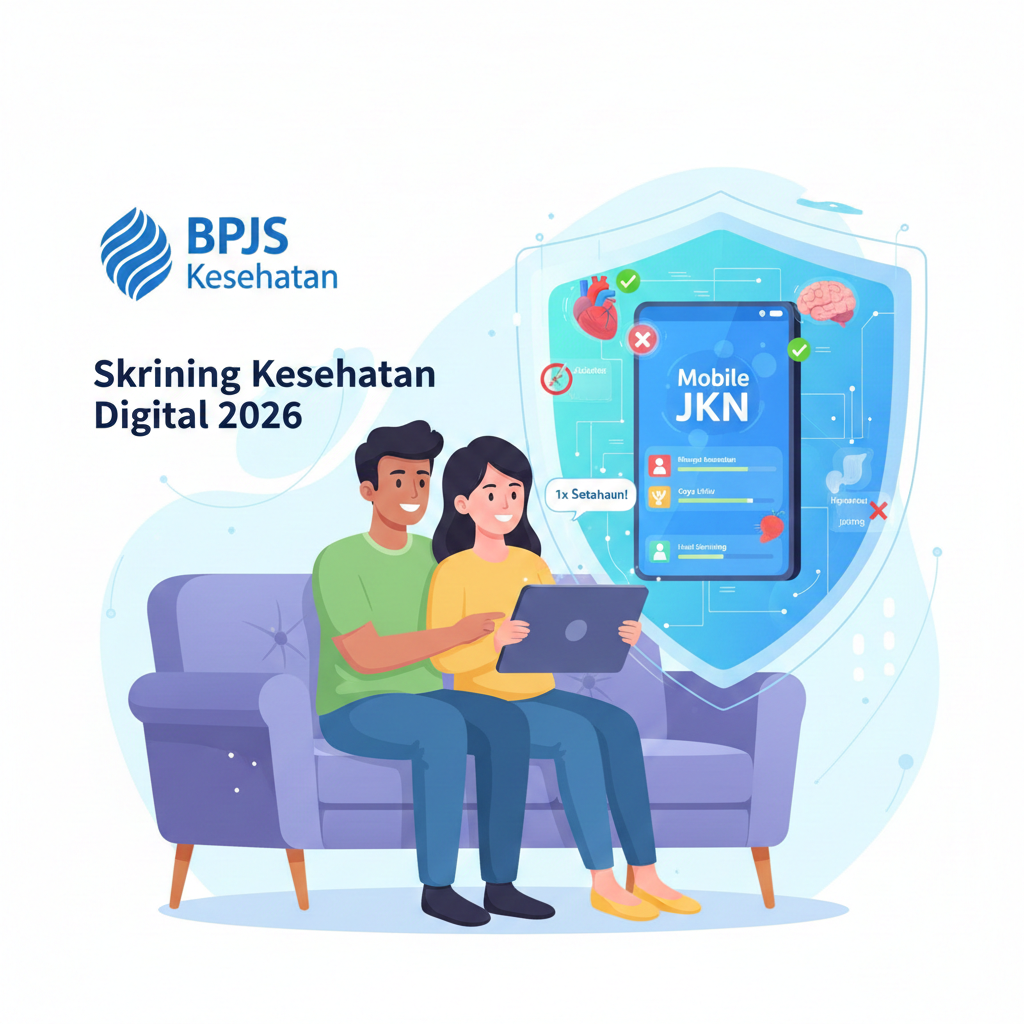 lakukan skrining kesehatan mandiri via Mobile JKN. Praktis, cepat, dan gratis untuk peserta JKN tahun 2026.