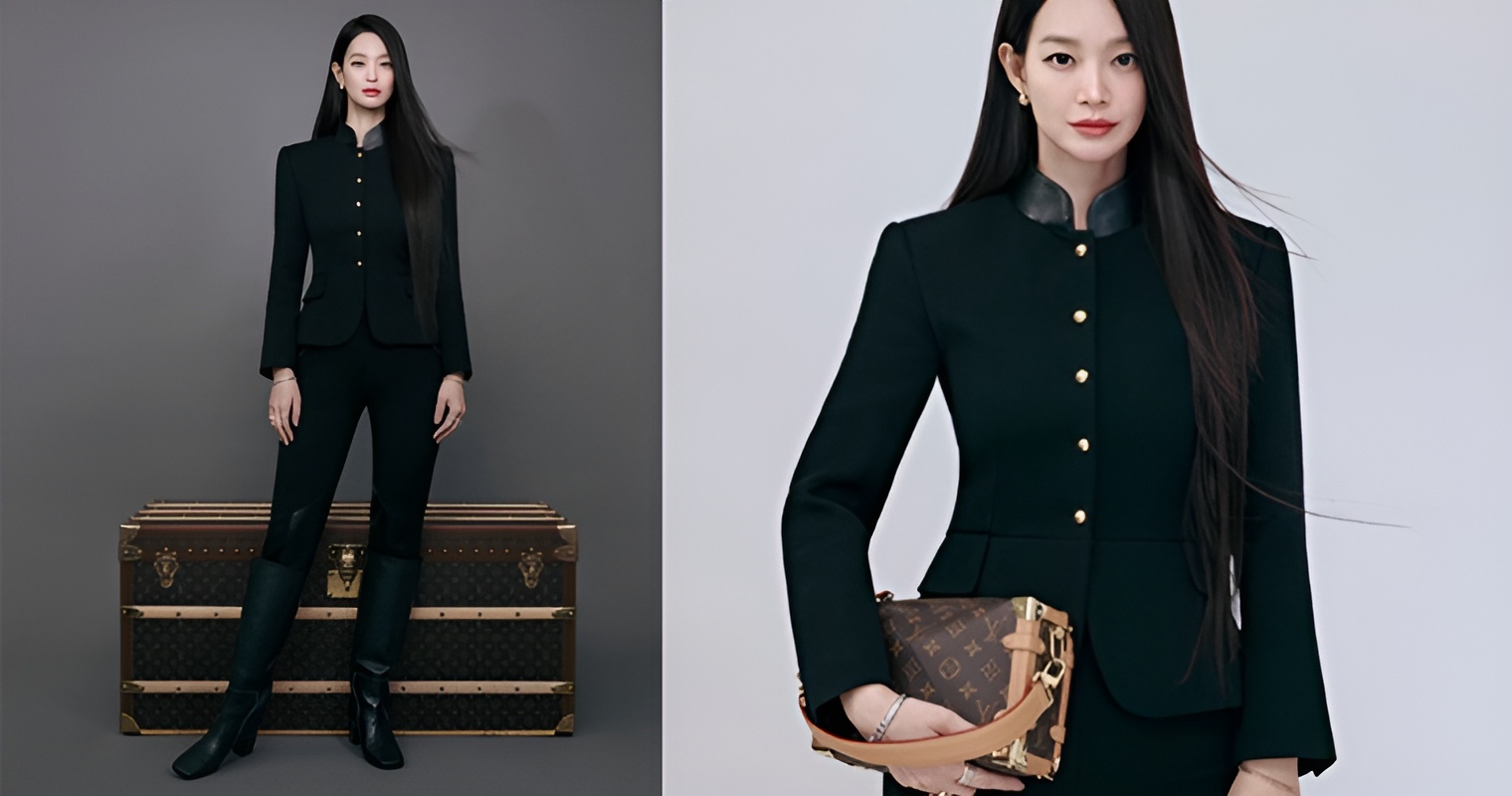 Shin Min Ah Foto X @LouisVuitton