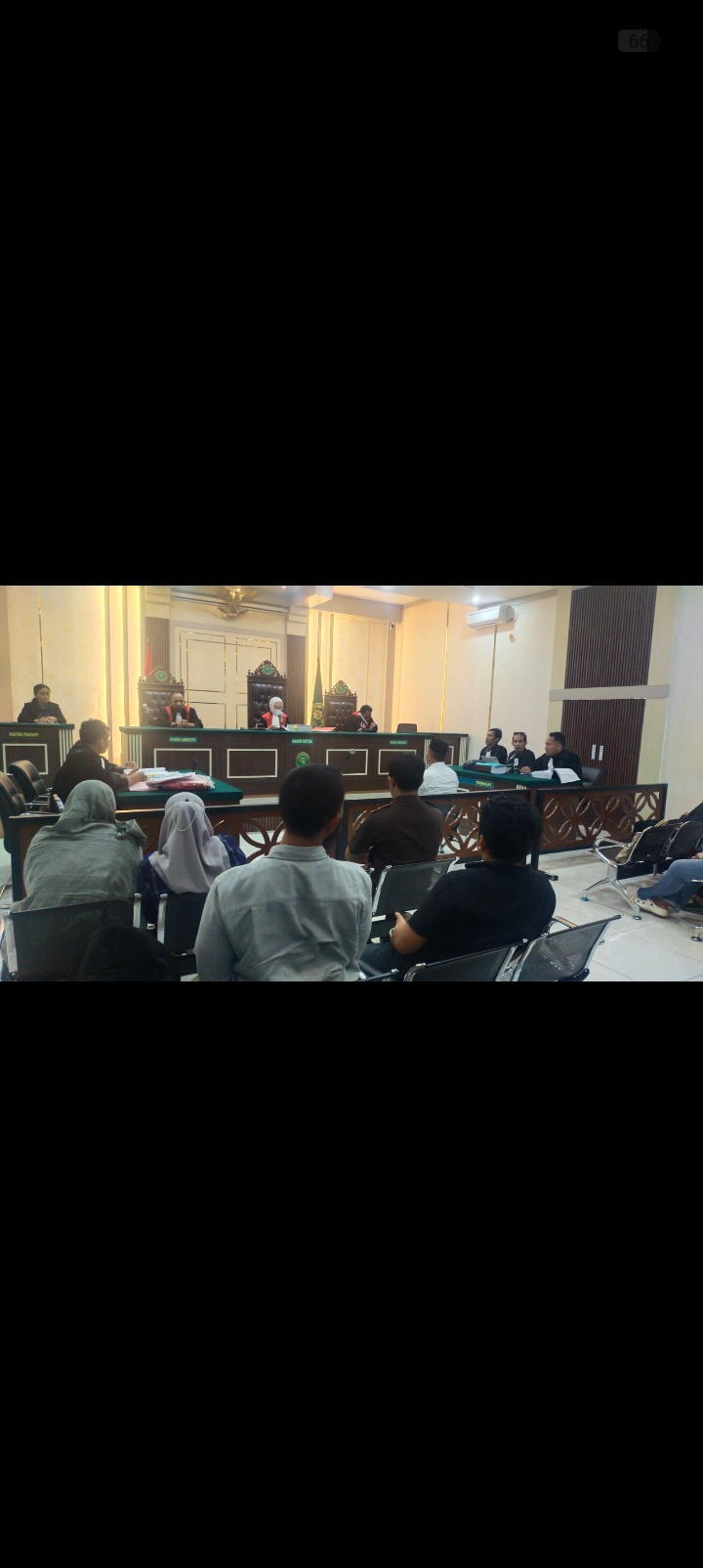 DISIDANG: Utomo disidang di PN Pati belum lama ini.