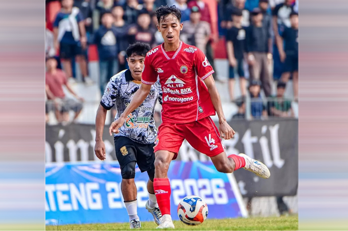 Laga Persipur Purwodadi melawan Persebi Boyolali di Stadion Krida Bakti, Rabu sore (7/1/2026).