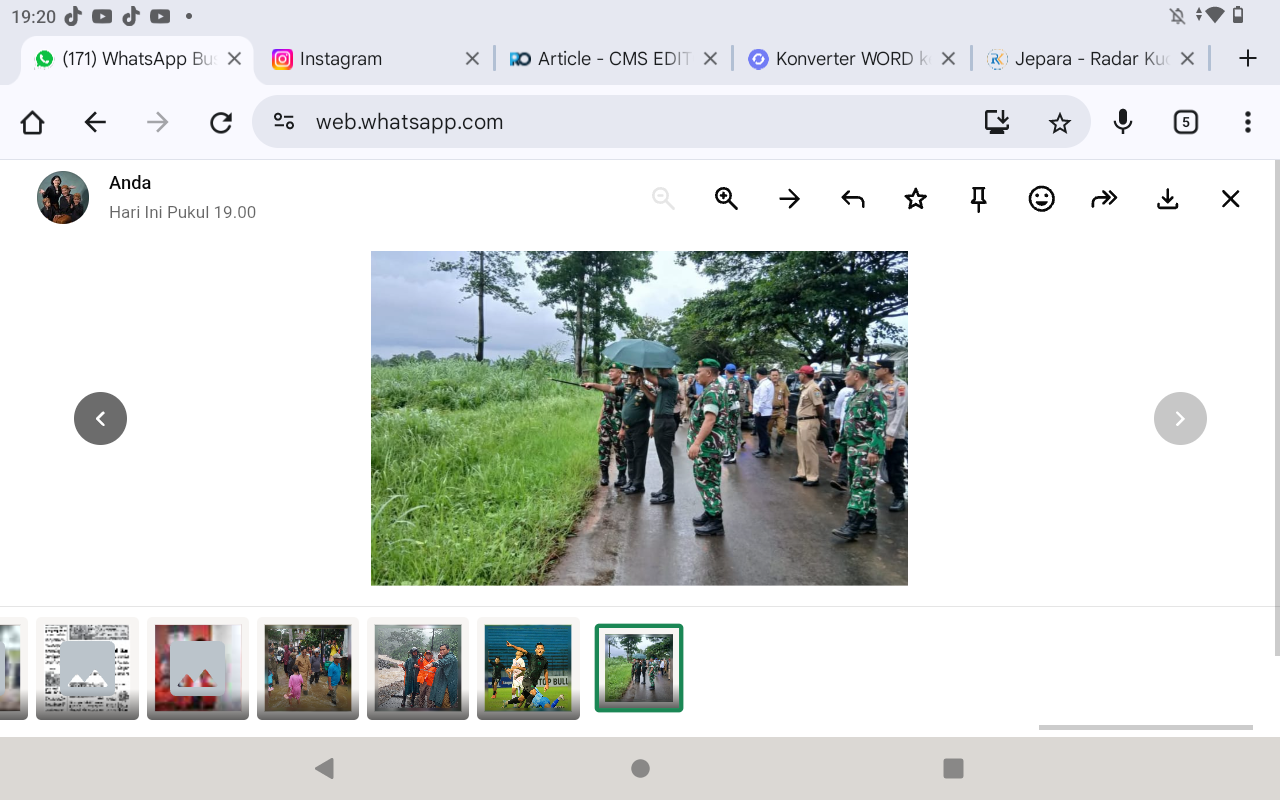 CEK: Danrem 073/Makutarama Kolonel Ezra Nathanael meninjau langsung lahan rencana pembangunan Yon TP di Desa Jerukwangi, Bangsri, Jepara.