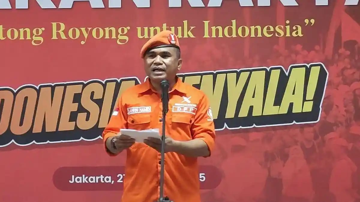 Sahrin hamid ditetapkan sebagai ketua umum partai gerakan Rakyat. (Serambinews.com)