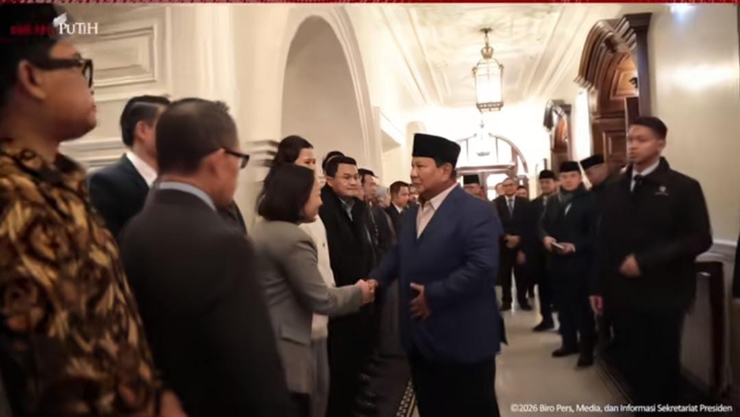 Presiden Prabowo tiba di London untuk jalin kemitraan strategis (tangkapan layar dari TVRI)
