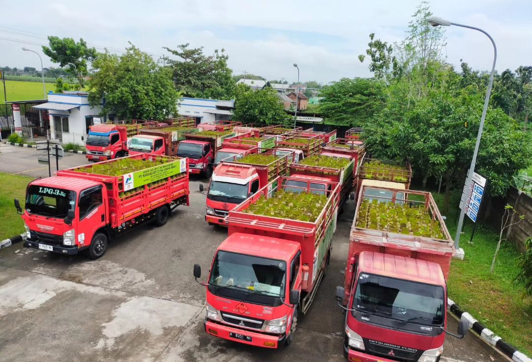 DATANG: Pasokan gas elpiji dari Pertamina untuk Kabupaten Blora