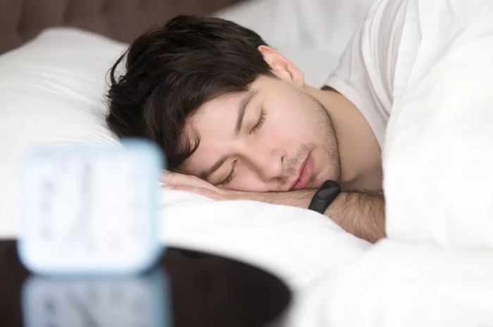 Ilustrasi posisi tidur.