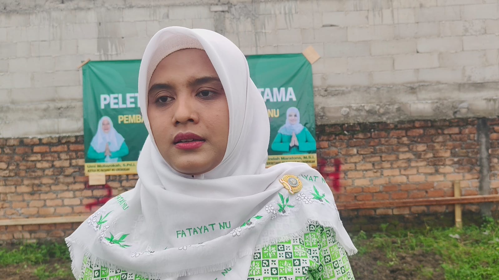 BERIKAN DUKUNGAN - Ketua Komisi D DPRD Grobogan Mansata Indah Maratona mendorong agar Pemda membangun sekolah rusak secepatnya.