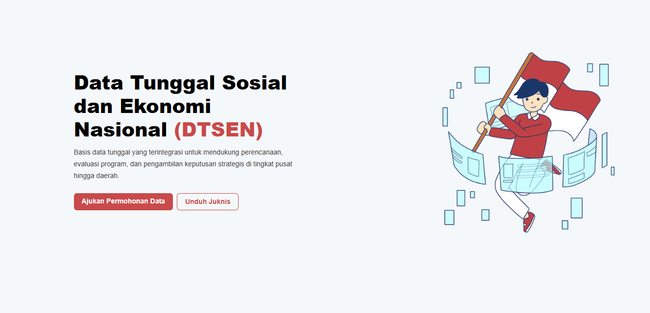 Web DTSEN untuk mengecek Bansos