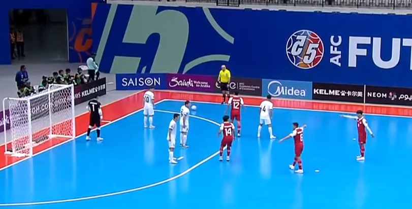 Timnas Futsal Indonesia kontra Kirgistan