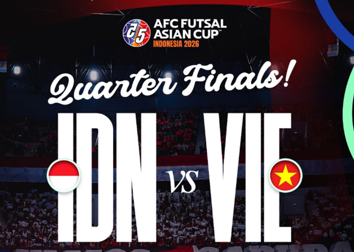 Jadwal Timnas futsal Indonesia vs Vietnam