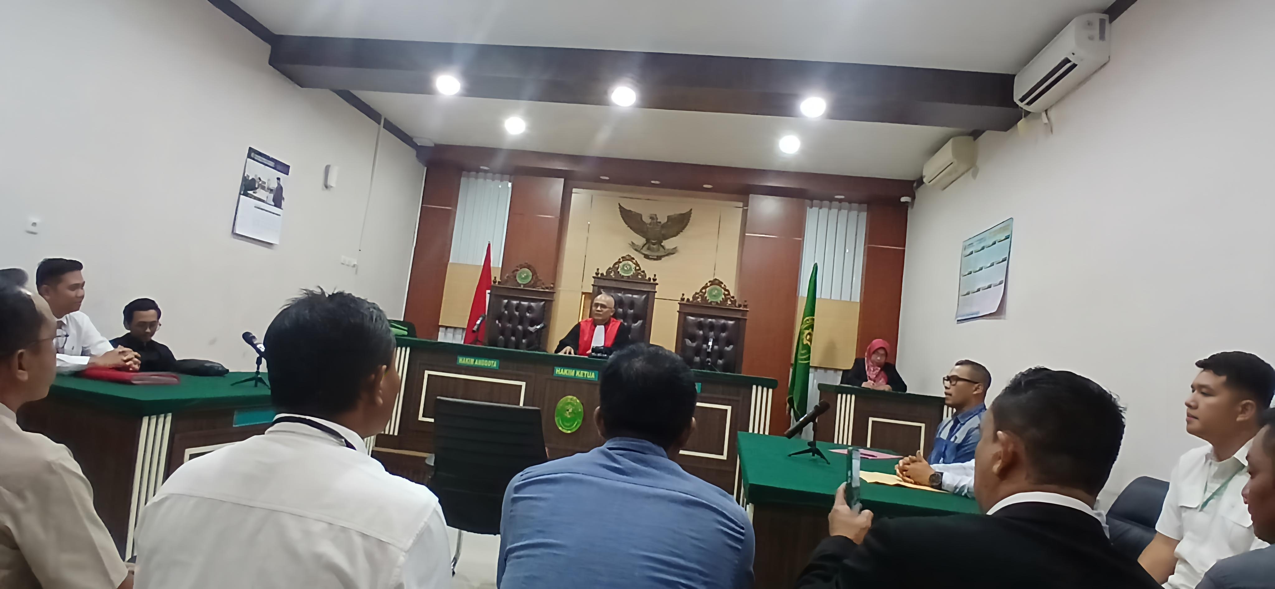 DISIDANG: Pra peradilan Satpol Airud digelar di PN Pati kemarin.