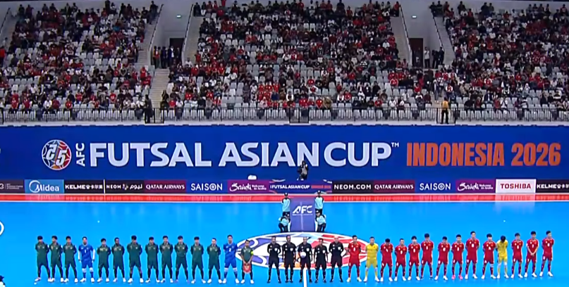 Timnas Futsal Indonesia bersiap menghadapi vietnam pada perempatfinal AFC Futsal Asian Cup 2026