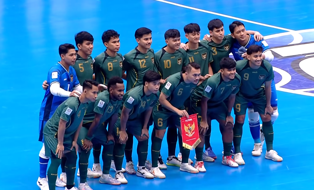 Timnas Futsal Indonesia bersiap menghadapi vietnam pada perempatfinal AFC Futsal Asian Cup 2026