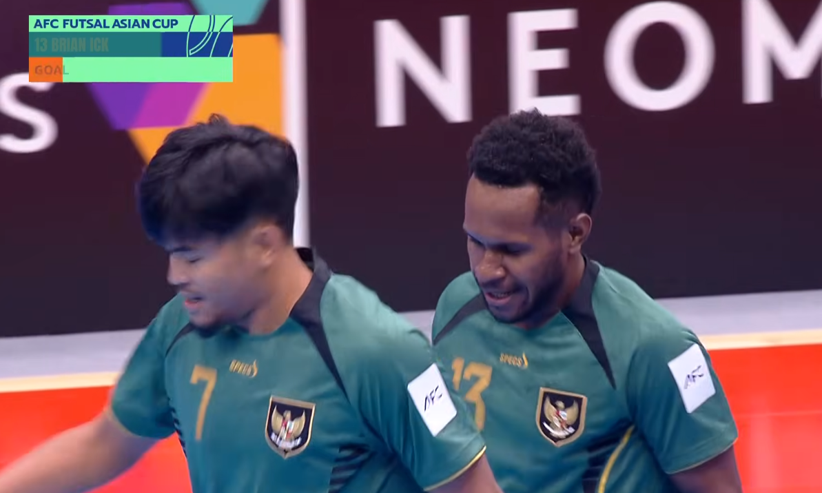 Brian ICK mencetak gol pertama ke gawang Vietnam, Indonesia 1-0 Vietnam