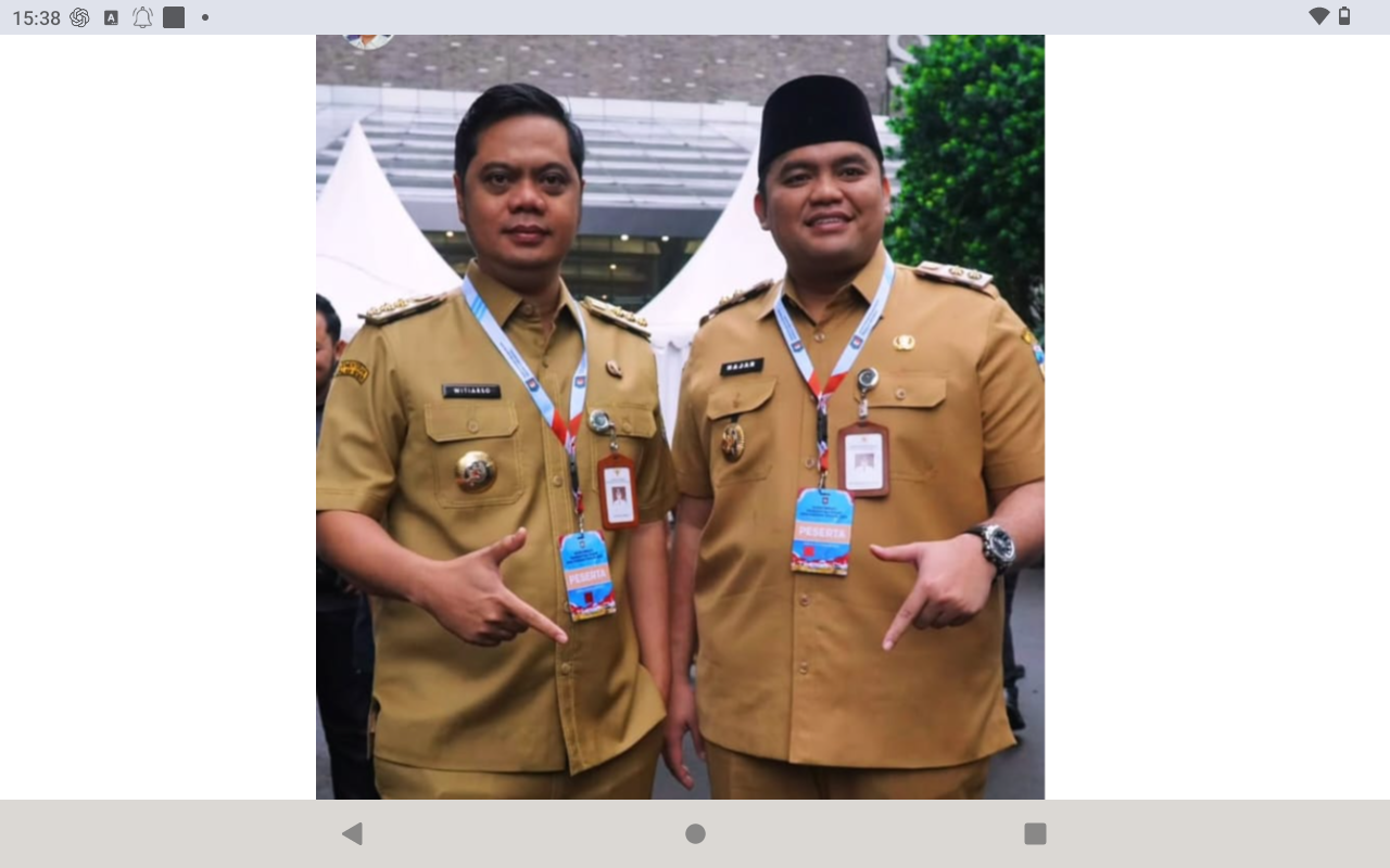 KOMPAK: Bupati Jepara Witiarso Utomo (kiri) dan Wakil Bupati Jepara M Ibnu Hajar.