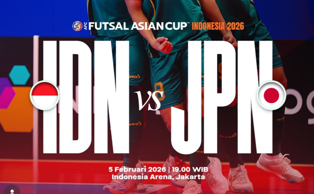Timnas futsal Indonesia akan menghadapi Jepang di semifinal AFC Futsal Asian Cup 2026