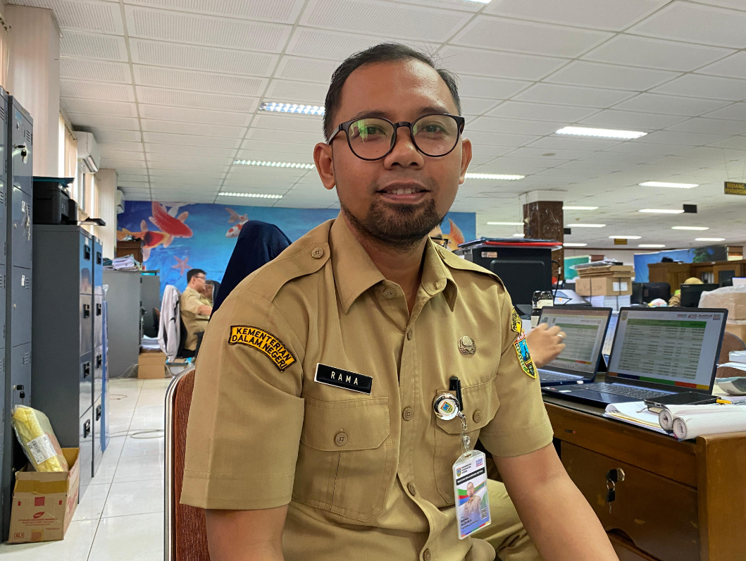 Pelaksana Tugas (Plt) Kepala Bidang Pendapatan Badan Pengelolaan Pendapatan, Keuangan dan Aset Daerah (BPPKAD) Kudus, Rama Rizkika. (ANDIKA TRISNA SAPUTRA/RADAR KUDUS)