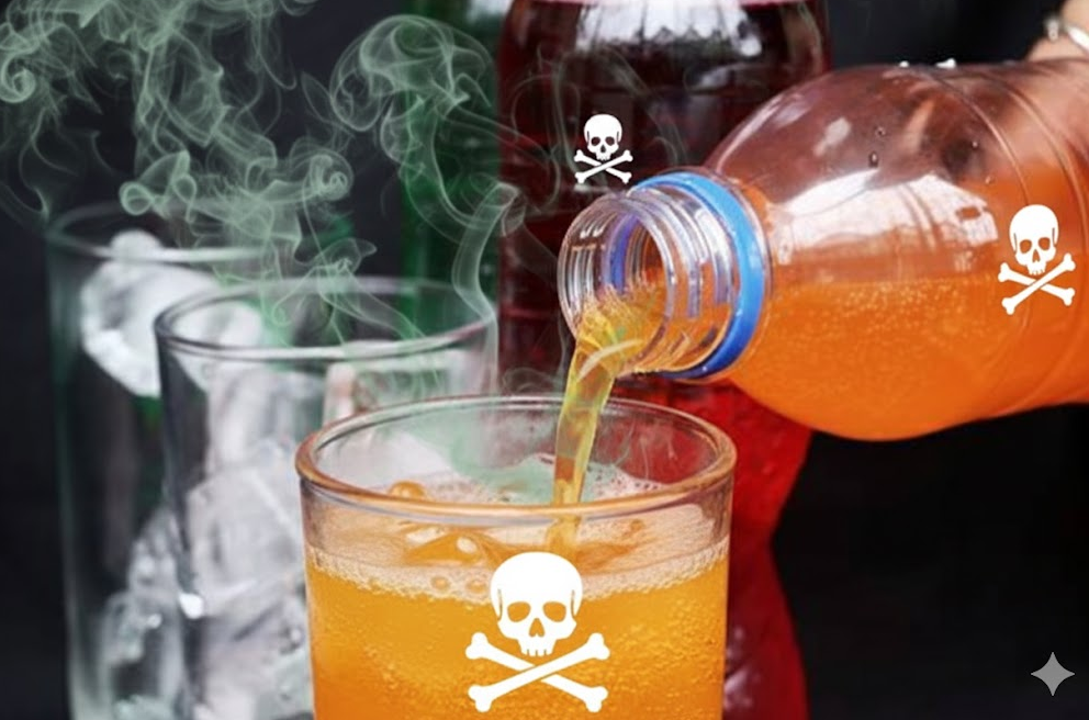 Ilustrasi minuman berbahaya