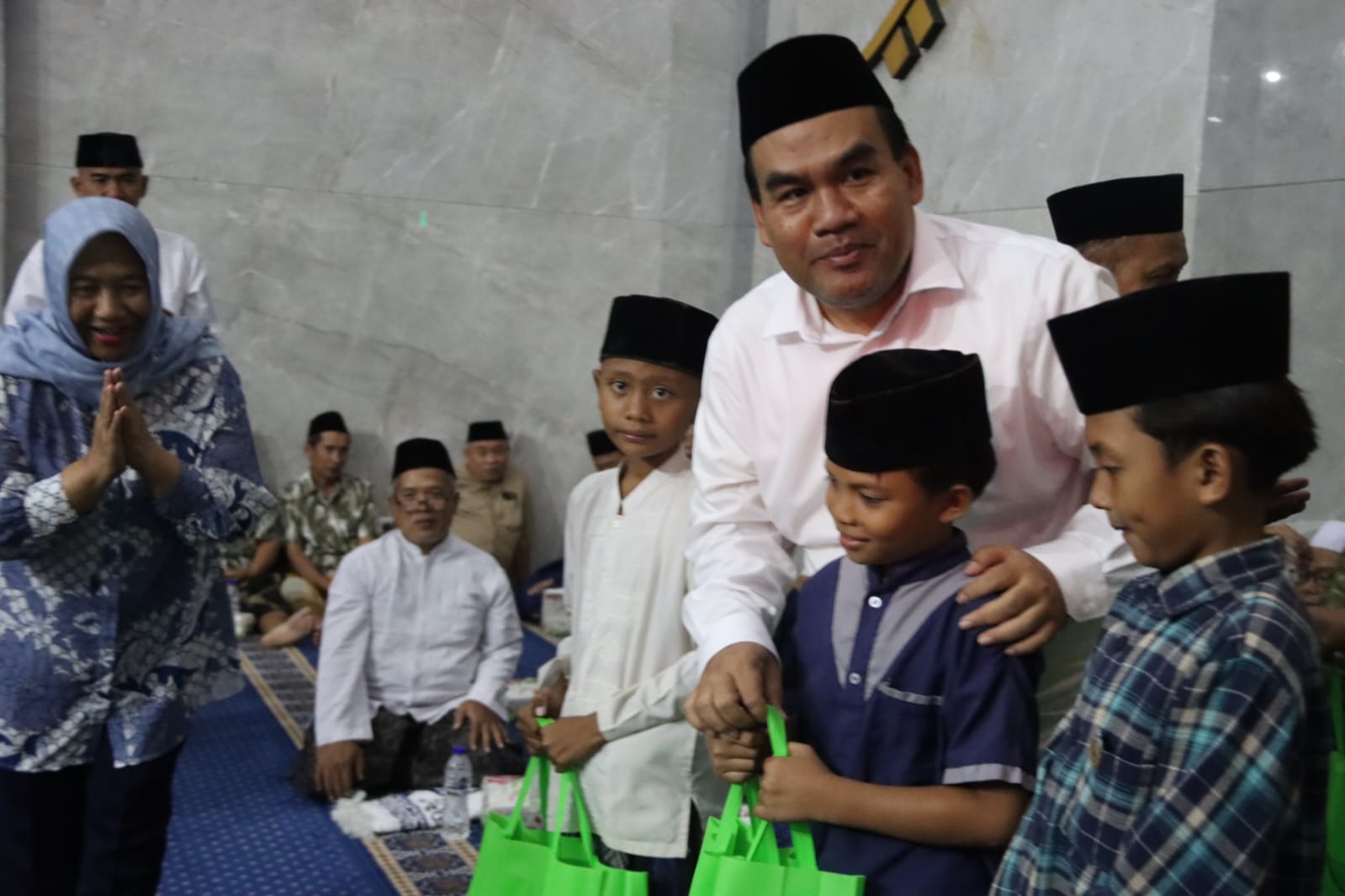Kegiatan Bupati Blora bersama anak anak