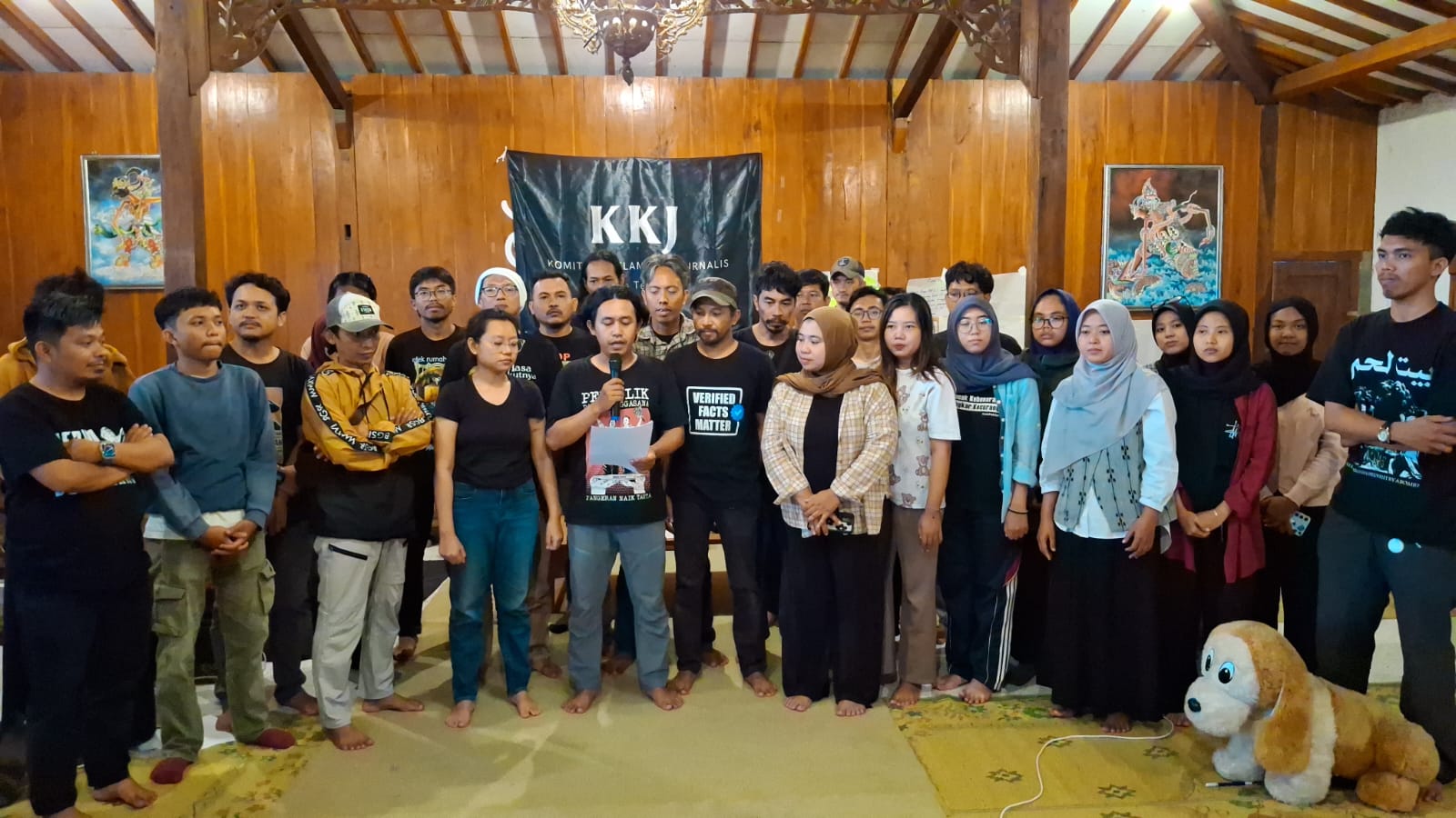 DEKLARASI: Sejumlah organisasi profesi menginisiasi KKJ Jateng-DIY pada Minggu (22/2).