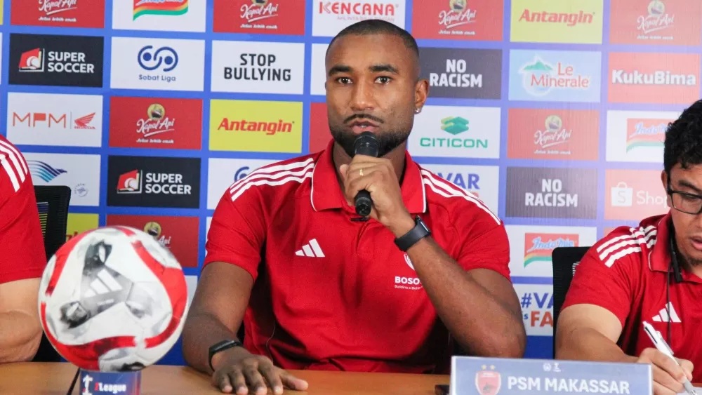 Bek PSM Makasar Yuran Fernandes. (Istimewa)