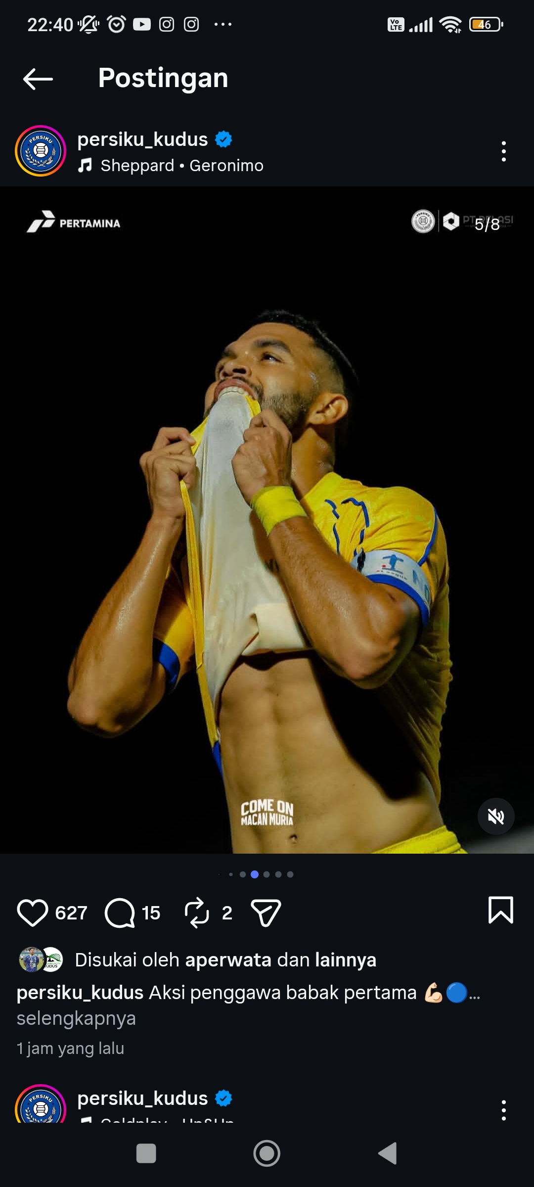 TAMPIL MALSIMAL: Striker Persiku Igor Costa mencetak hattrick saat melawan Persipal