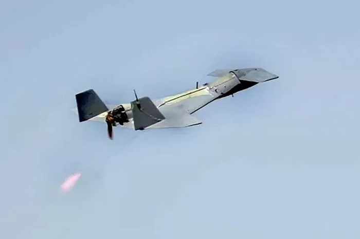 Ilustrasi drone (Angkatan darat Iran via AFP)
