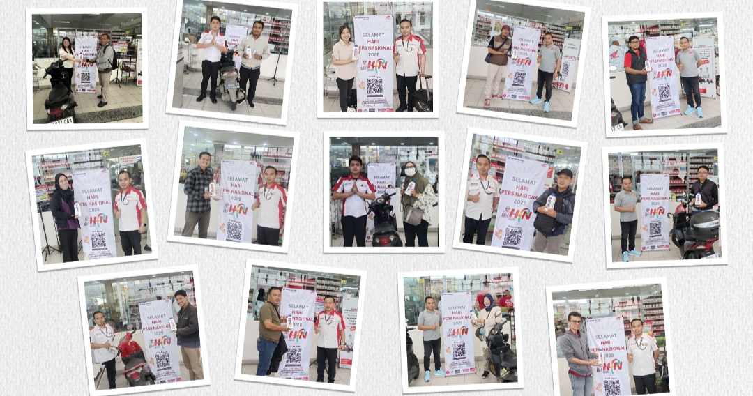 PEDULI: Astra Motor Jawa Tengah (Main Dealer Astra Motor Jateng) menunjukkan apresiasi kepada insan pers. Melalui program 