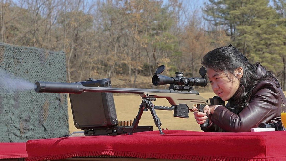 Ju Ae, putri Kim Jong Un (Foto: KCNA Via Kns)