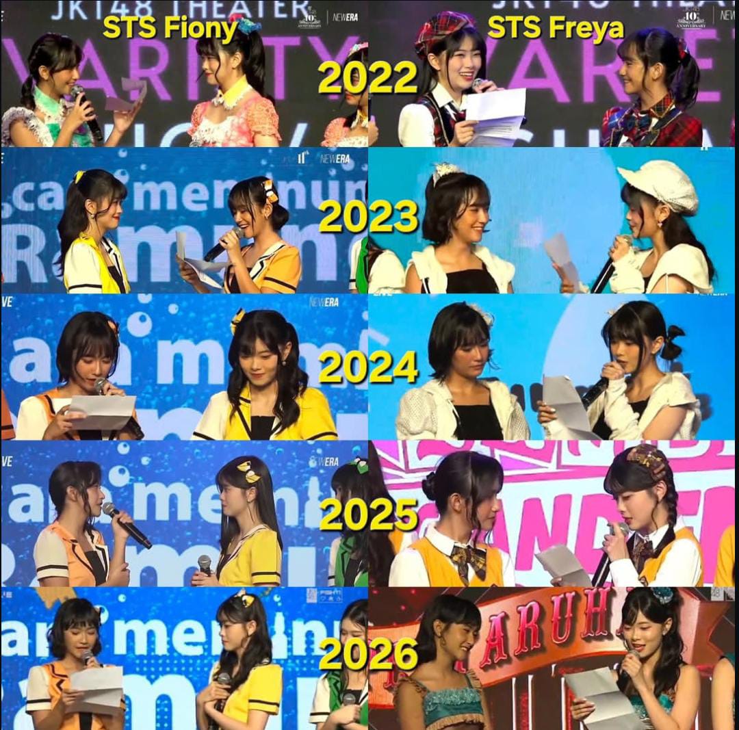 Moment seitansai Freya dan Fiony JKT48 (tangkapan layar instagram  @rhnazys)