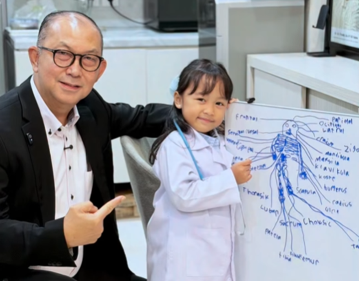Nala bersama Chairman Gatam Institute