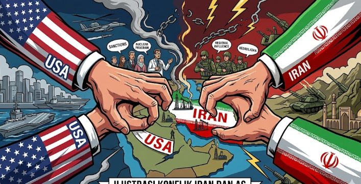 Tentara AS Tewas, Serangan Balasan Iran Picu Korban Sipil dan Kekacauan Penerbangan
