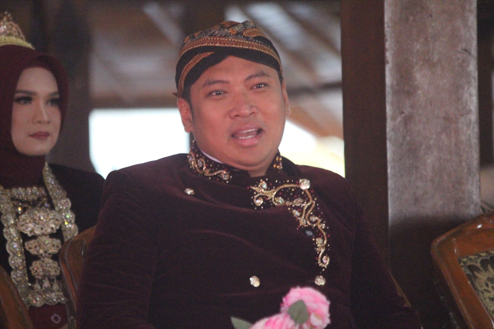 Wamentan Sudaryono saat di acara Boyong Grobog rangkaian HUT ke-300 Grobogan.