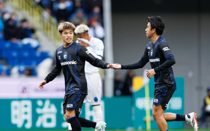 Pemain Gamba Osaka yang berlaga melawan Ratchaburi FC