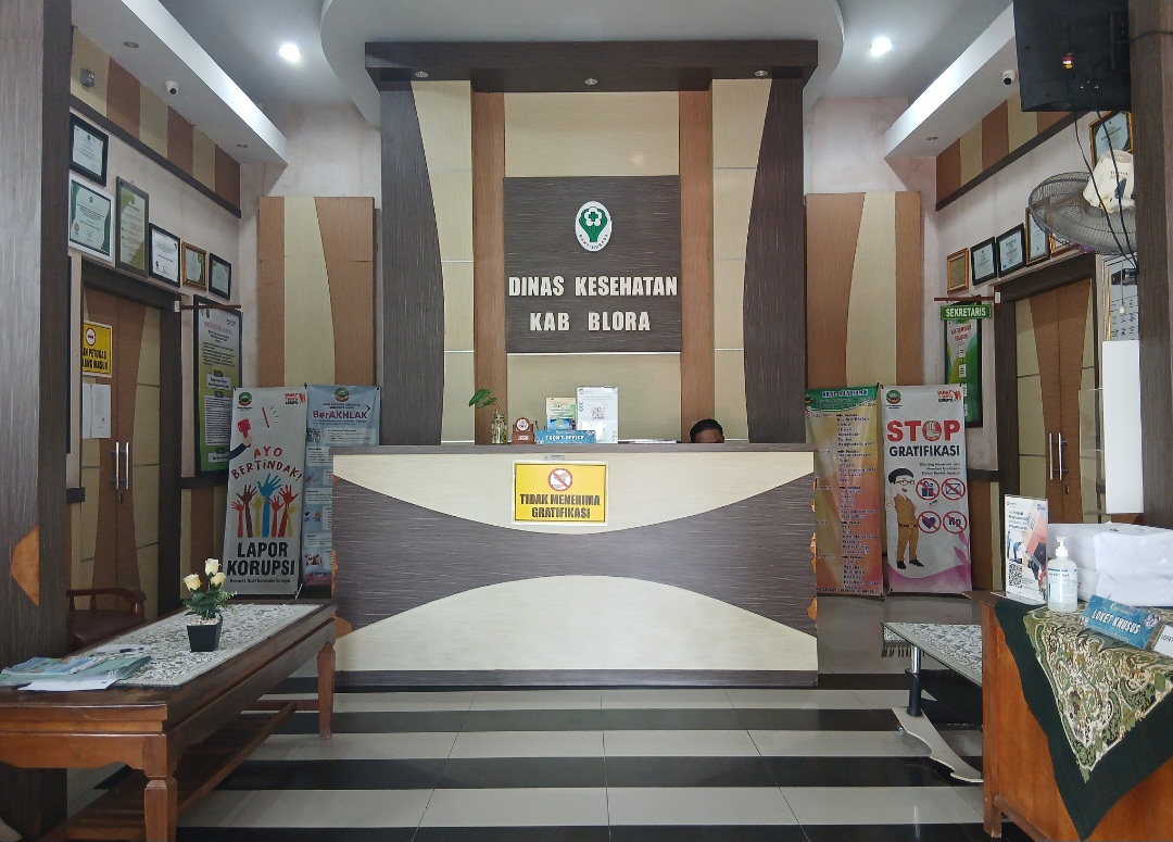 Kantor Dinas Kesehatan Daerah (Dinkesda) Kabupaten Blora. 