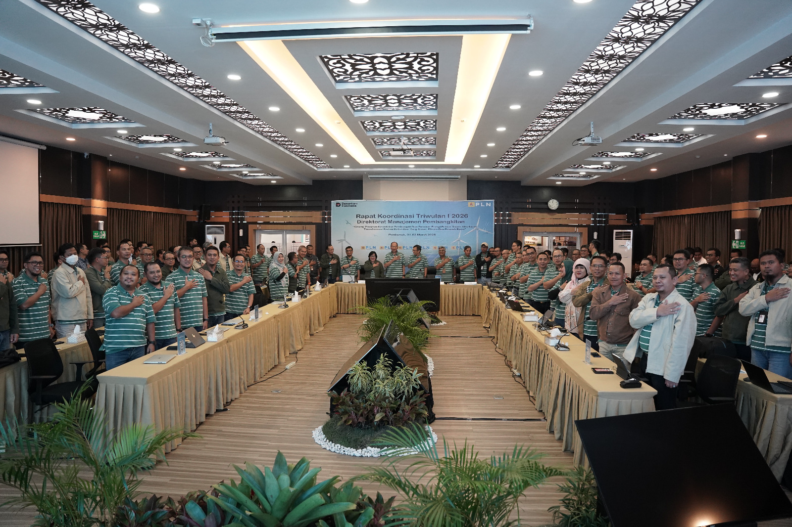 KOMPAK: Rapat Koordinasi Triwulan I Direktorat Manajemen Pembangkitan Tahun 2026 yang diselenggarakan pada 1&ndash;2 Maret 2026 di PT PLN (Persero) Unit Induk Distribusi Kalimantan Barat, Pontianak.